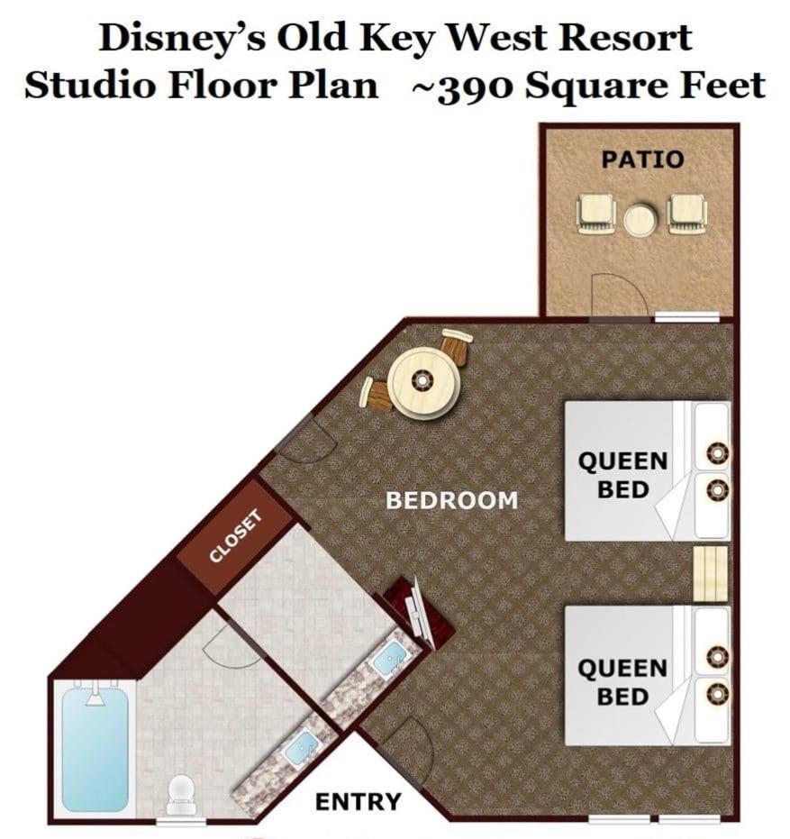 Disney'S Key West Resort Studio Room Sleeps 4 Orlando Ngoại thất bức ảnh